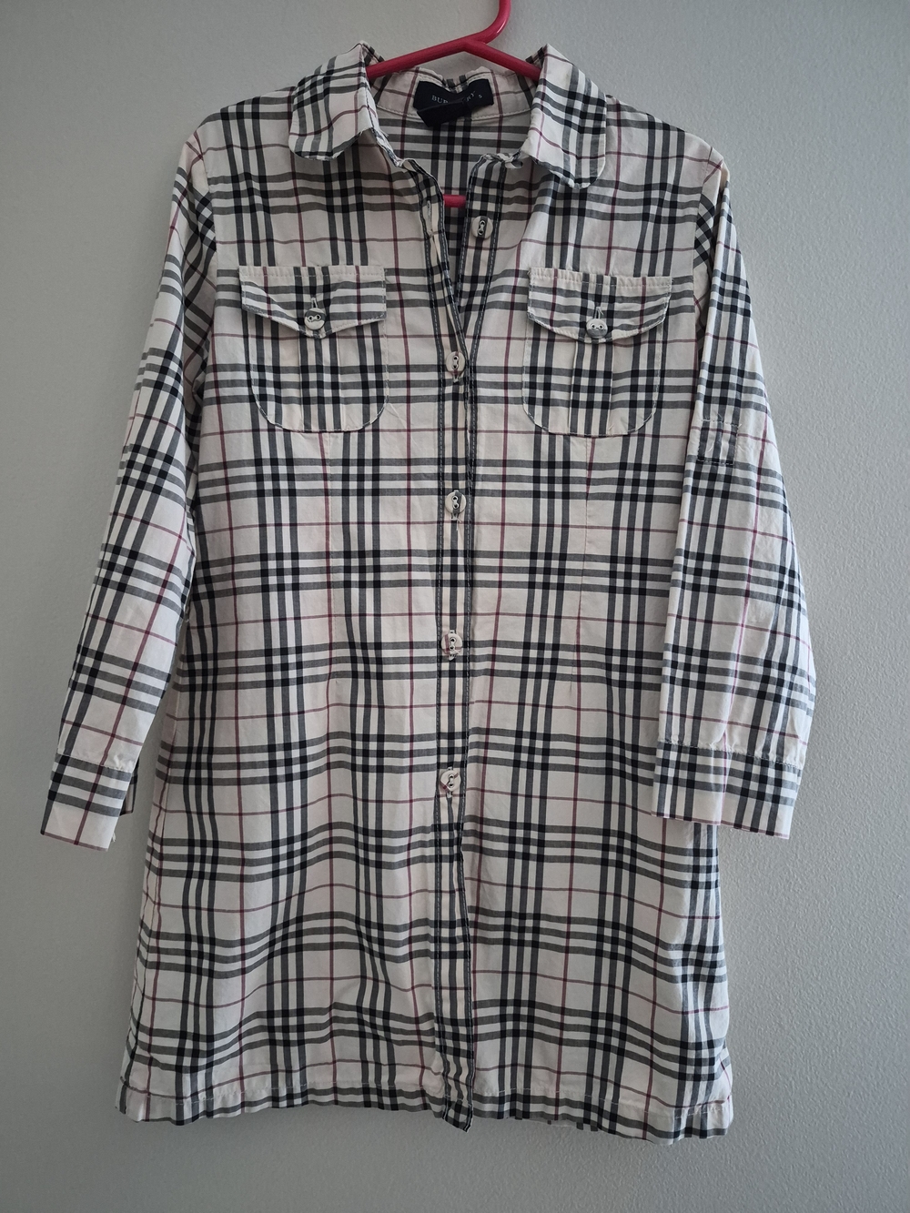 Burberry Girls Nova Check Shirt Dress Tunic Size 5